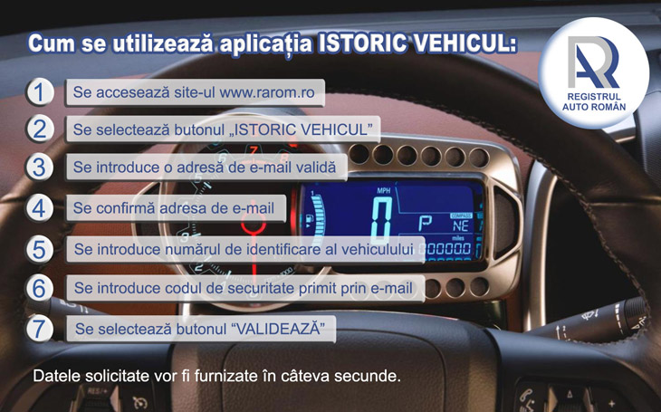 RAR lansează aplicaţia „ISTORIC VEHICUL”! Registrul Auto Român ...